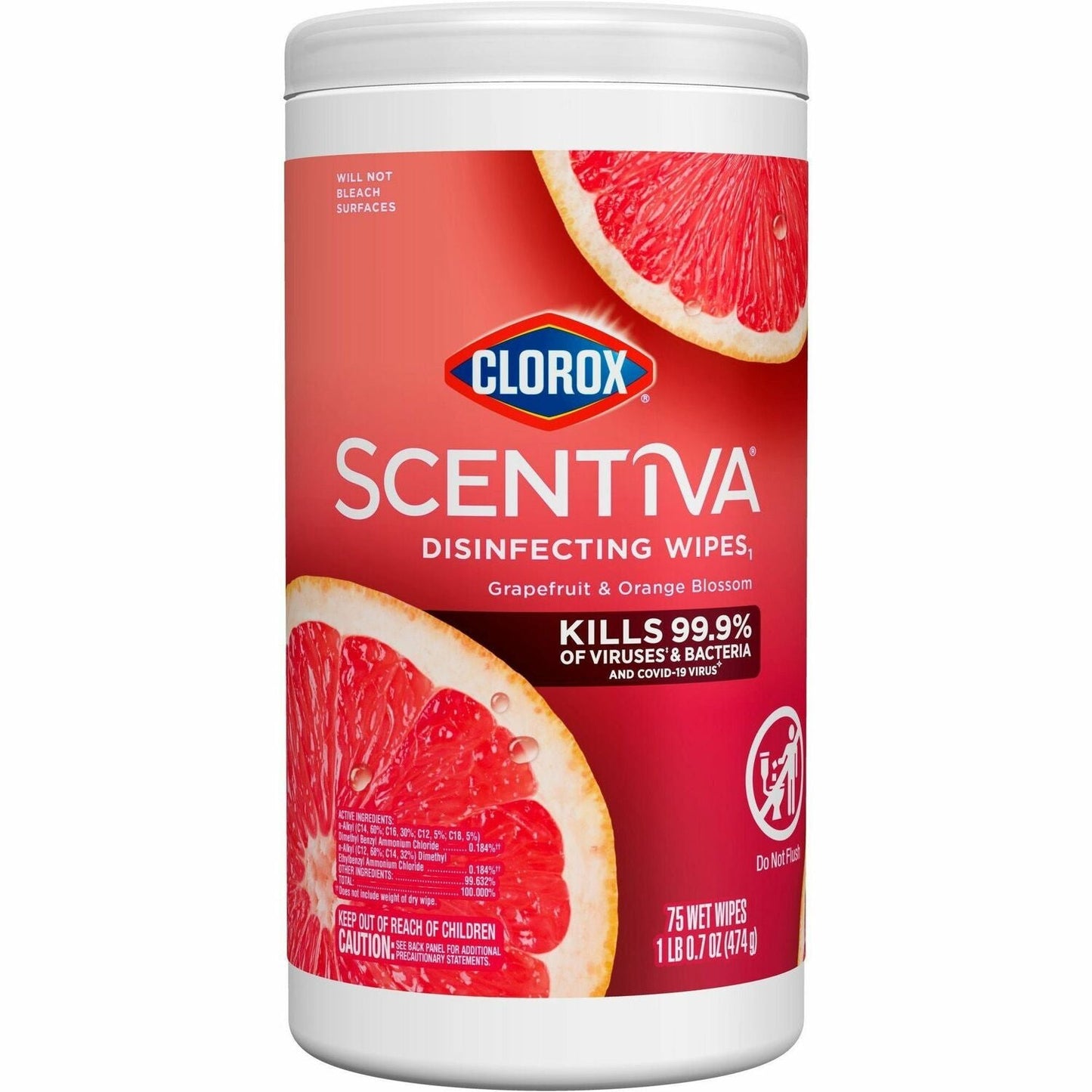 clorox-scentiva-bleach-free-disinfecting-wipes-ready-to-use-wipe-grapefruit-scent-75-tub-num-clo60036_1