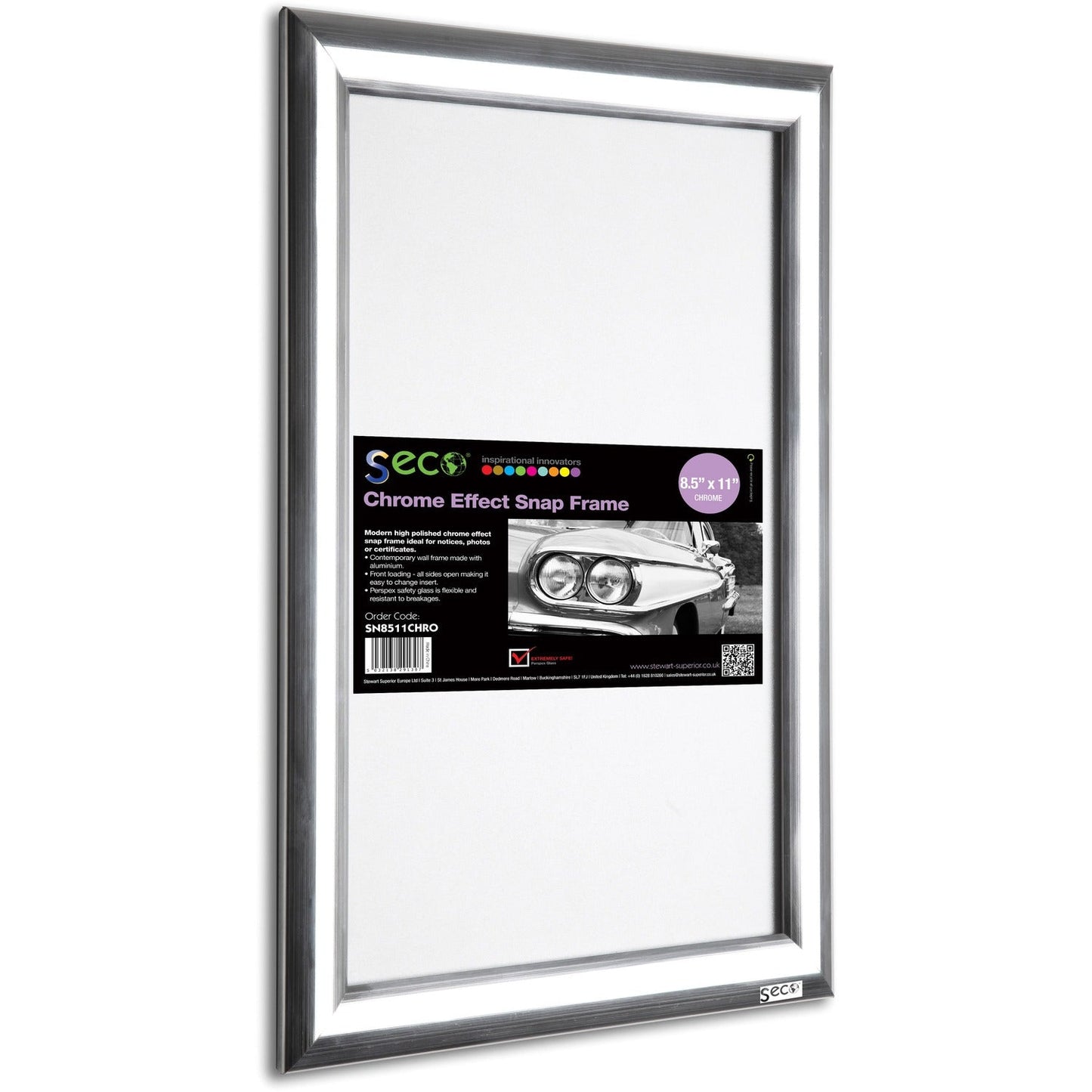 seco-mitred-snap-frame-8-50-x-11-frame-size-rectangle-durable-aluminum-chrome-num-sscsn8511chro_1