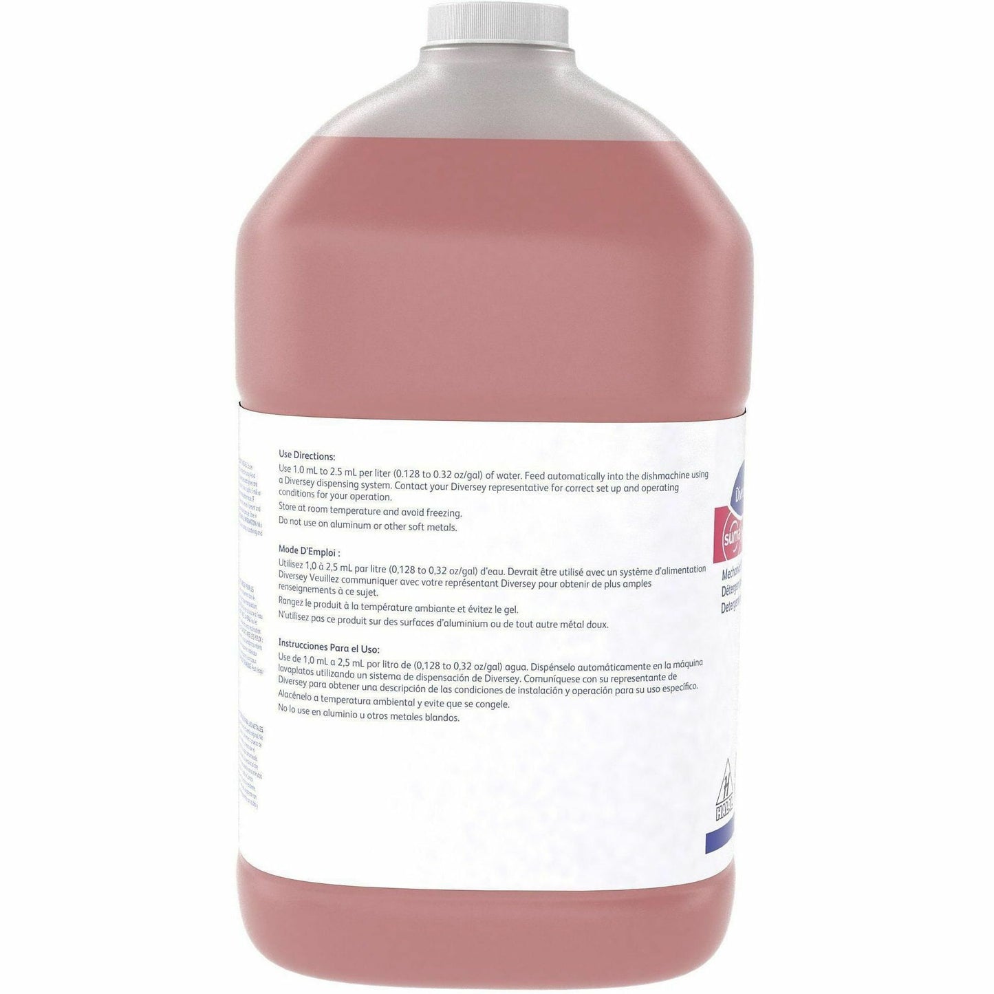 Suma Nova L6 Dishwasher Detergemt, 128 fl oz, 11.5 to 13.9 pH, Characteristic, Ammonia Scent, 4/Carton (DVO957252280)
