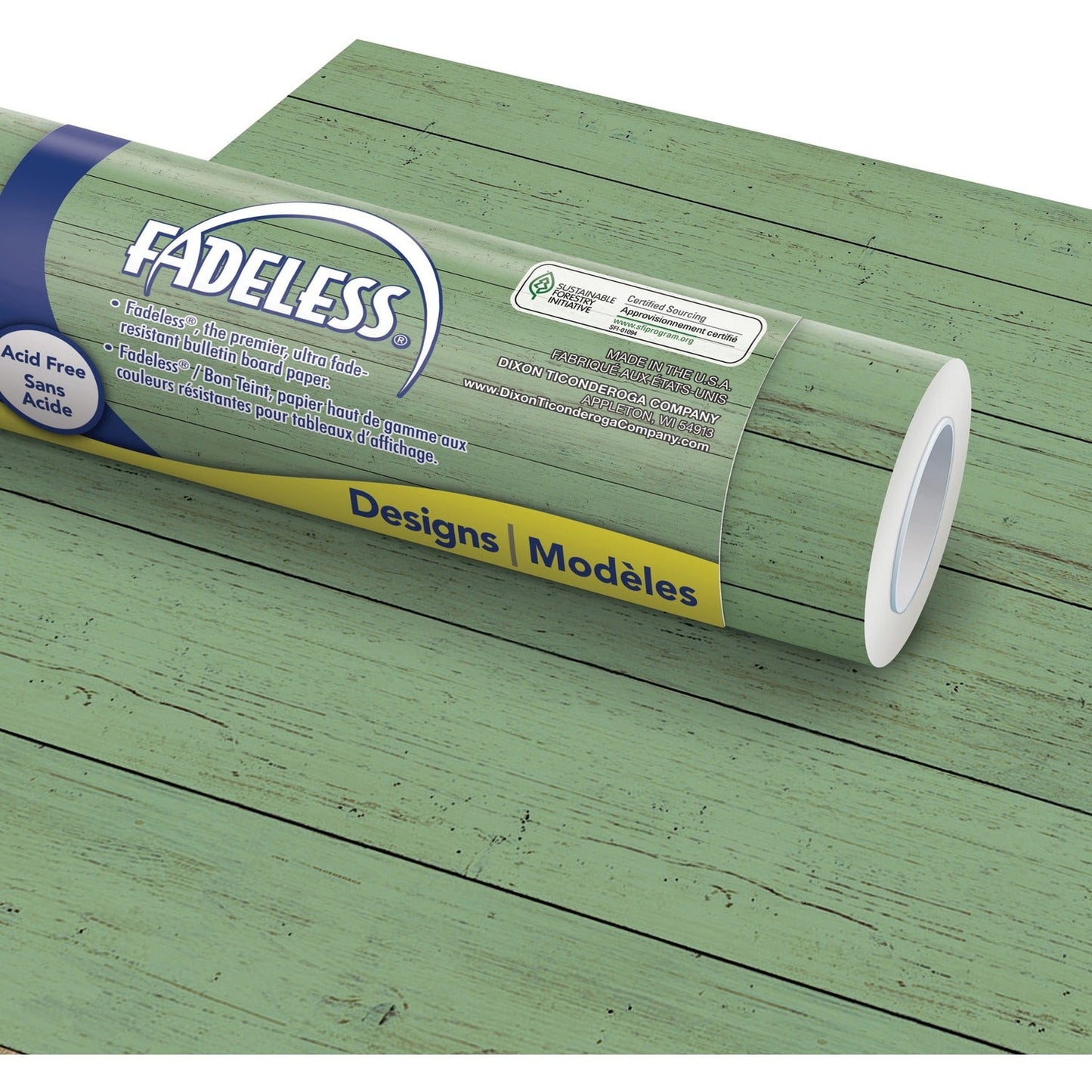 pacon-bulletin-board-paper-rolls-48-width-x-50-ftlength-50-lb-basis-weight-1-roll-mint-shiplap-num-pacp0057075_1