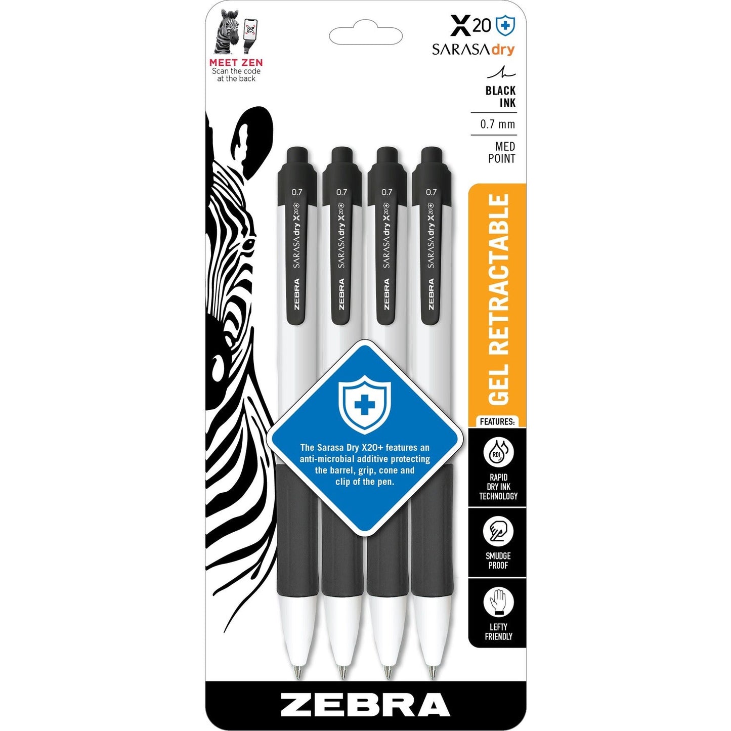 zebra-technologies-sarasa-dry-x20-gel-retractable-antimicrobial-pens-medium-pen-point-black-gel-based-ink-plastic-barrel-4-pack-num-zeb41614_1