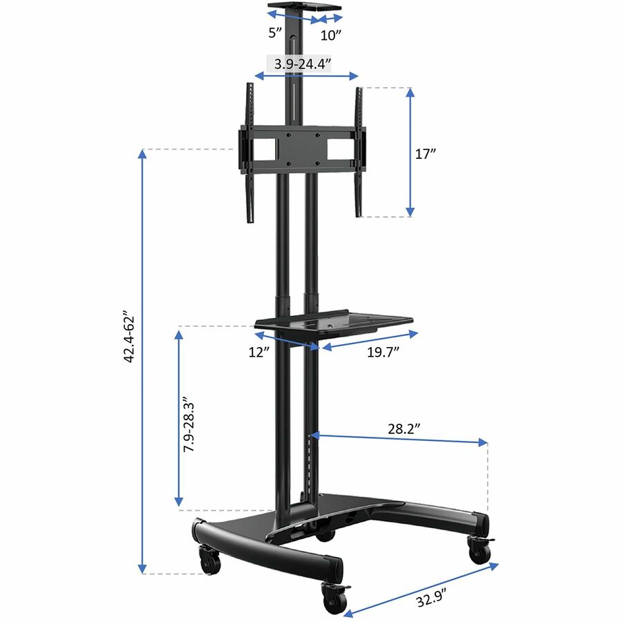 rocelco-r-vstc-display-cart-100-lb-capacity-rclrvstc_4