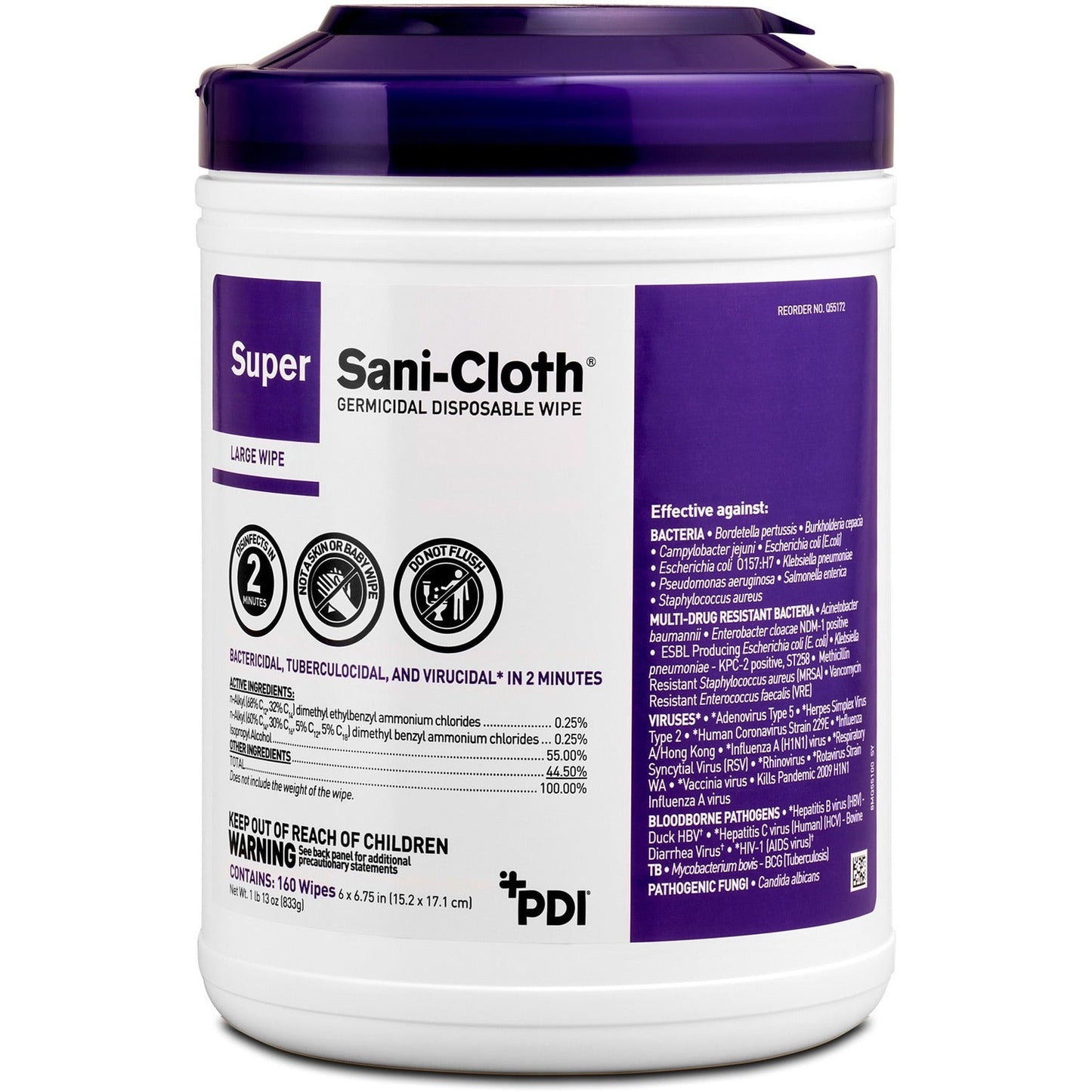 pdi-healthcare-super-sani-cloth-germicidal-disposable-wipe-wipe-6-x-6-75-num-pdiq55172_1