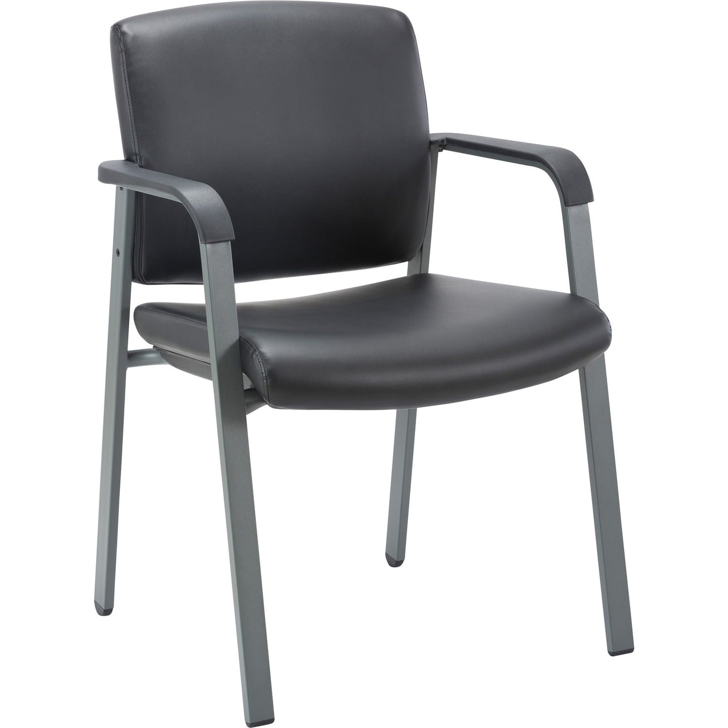 lorell-healthcare-upholstery-guest-chair-steel-frame-square-base-black-vinyl-armrest-num-llr30950_1
