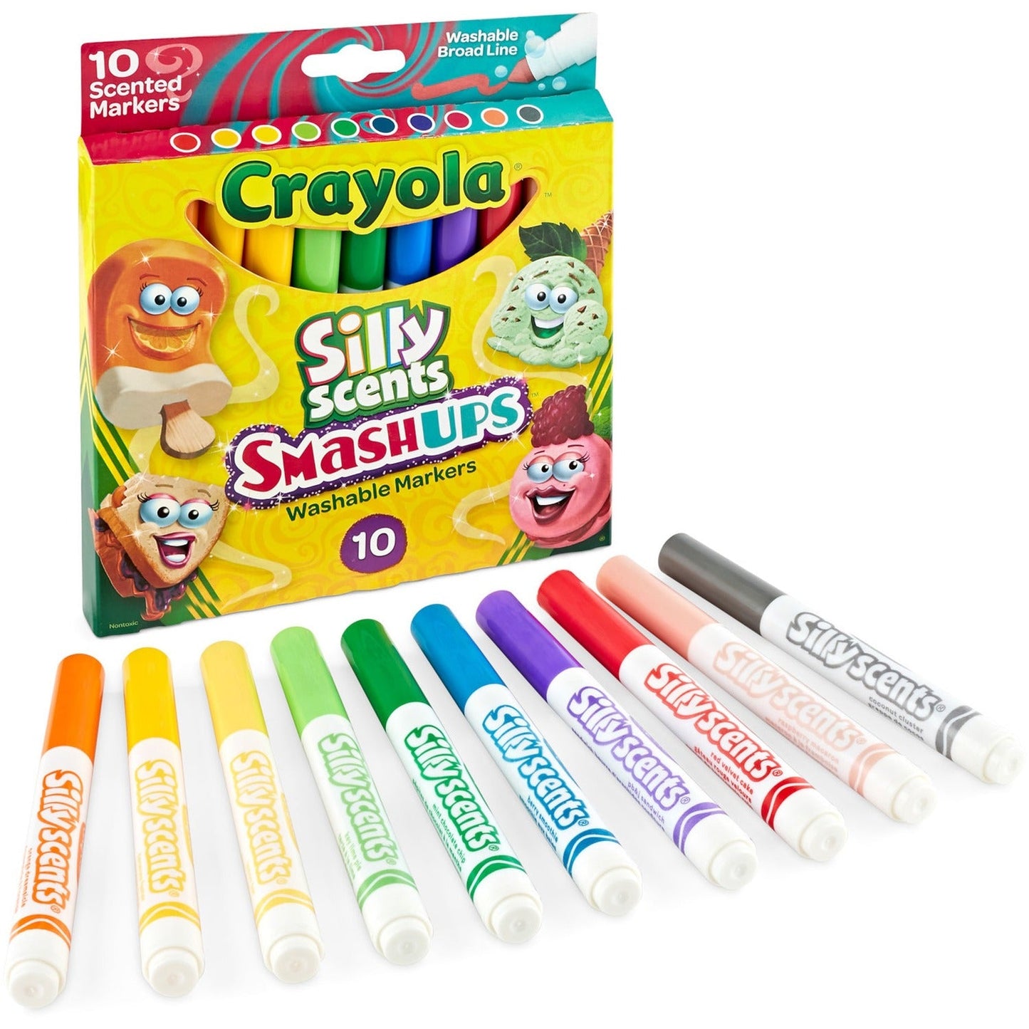 crayola-silly-scents-slim-scented-washable-markers-broad-marker-point-1-pack-num-cyo588274_1