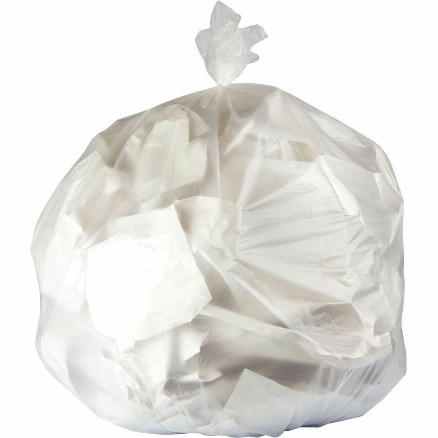 Heritage Value Line Can Liners, 45 gal Capacity, 40" x 46" x 0.55 mil Thickness, 250/Box, Natural (HERV8046HNR01)