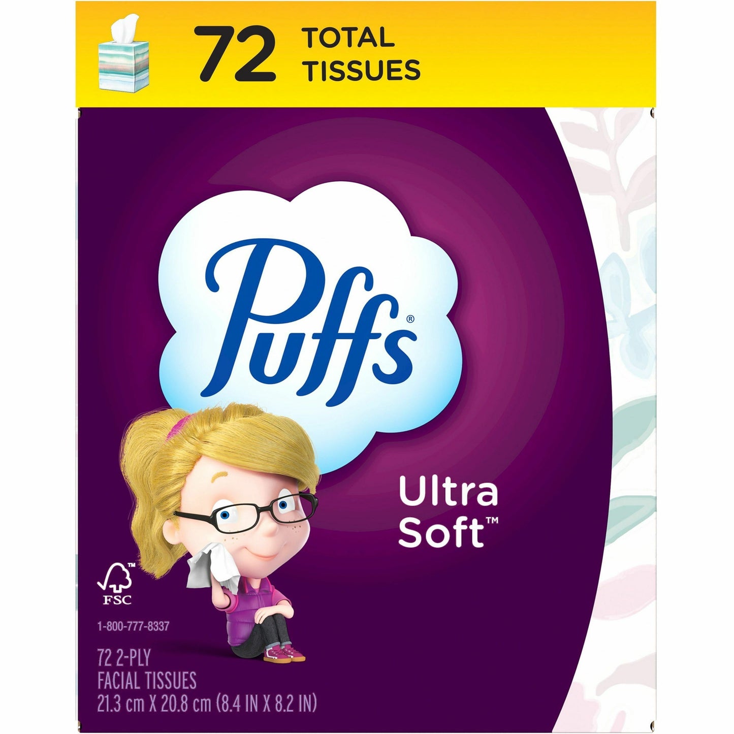 Puffs Ultra Soft Facial Tissue, 72/Box (PGC97788BX)