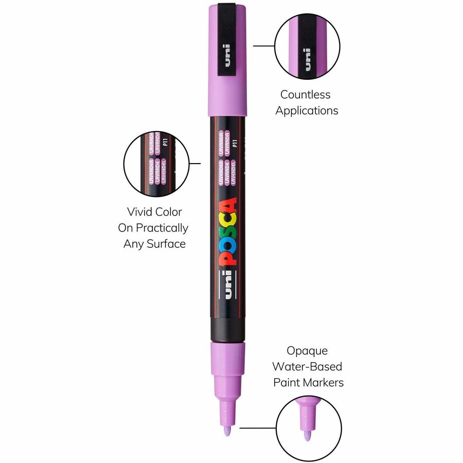 uniball-posca-paint-marker-0-9-mm-fine-bullet-1-3-mm-marker-point-white-yellow-apricot-pink-lavender-blue-green-ink-water-based-8-pack-ubcpc3m8csoft_9