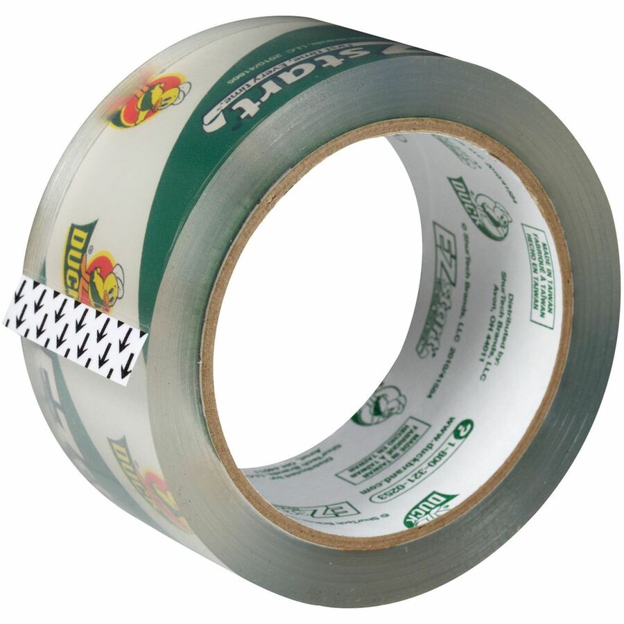 Duck Brand EZ Start Packaging Tape, 55 yd Length, 4/Pack (DUC285712PK)