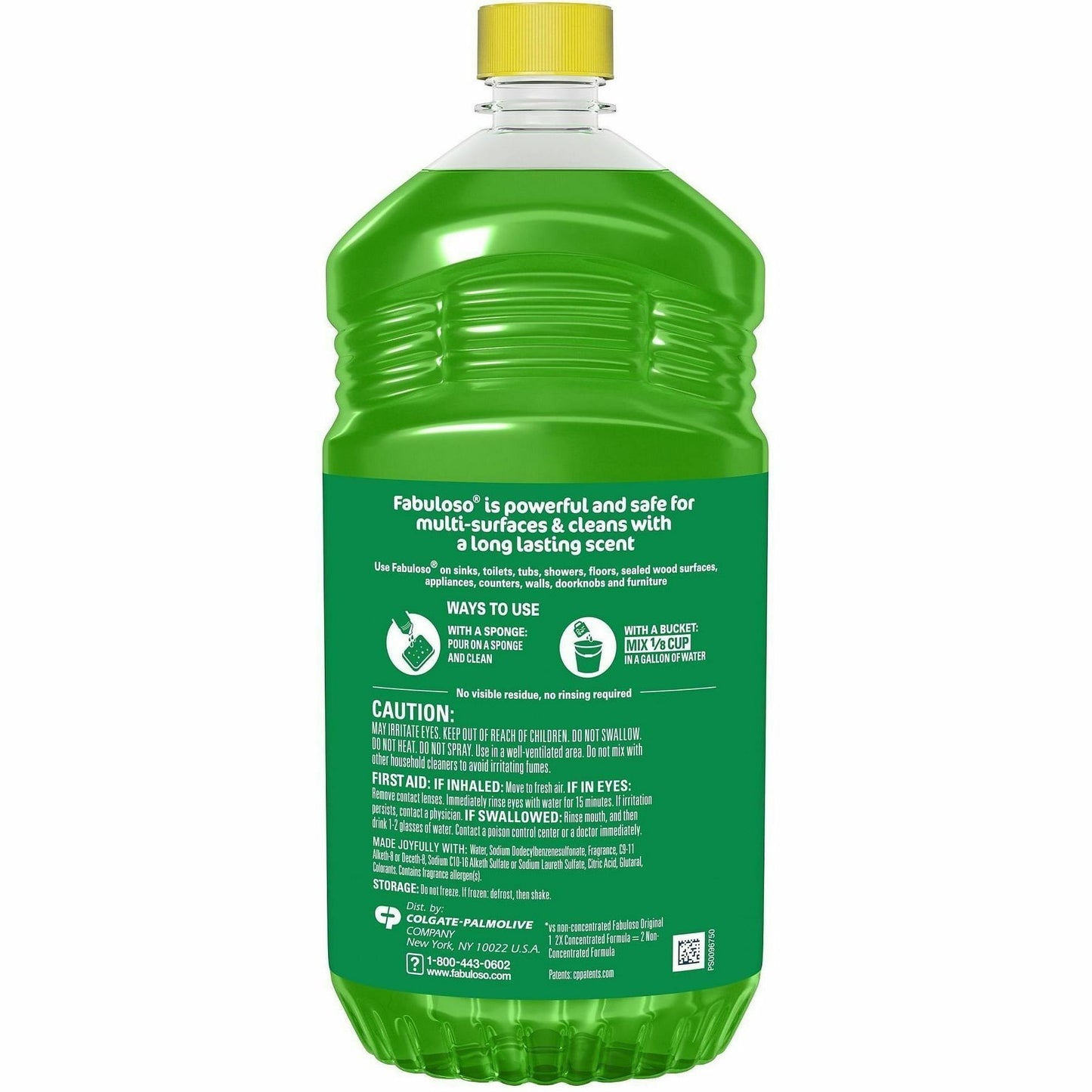 Fabuloso All-Purpose Cleaner, 56 fl oz, Passion of Fruits, Fresh Floral Scent, 6/Carton (CPC153043)