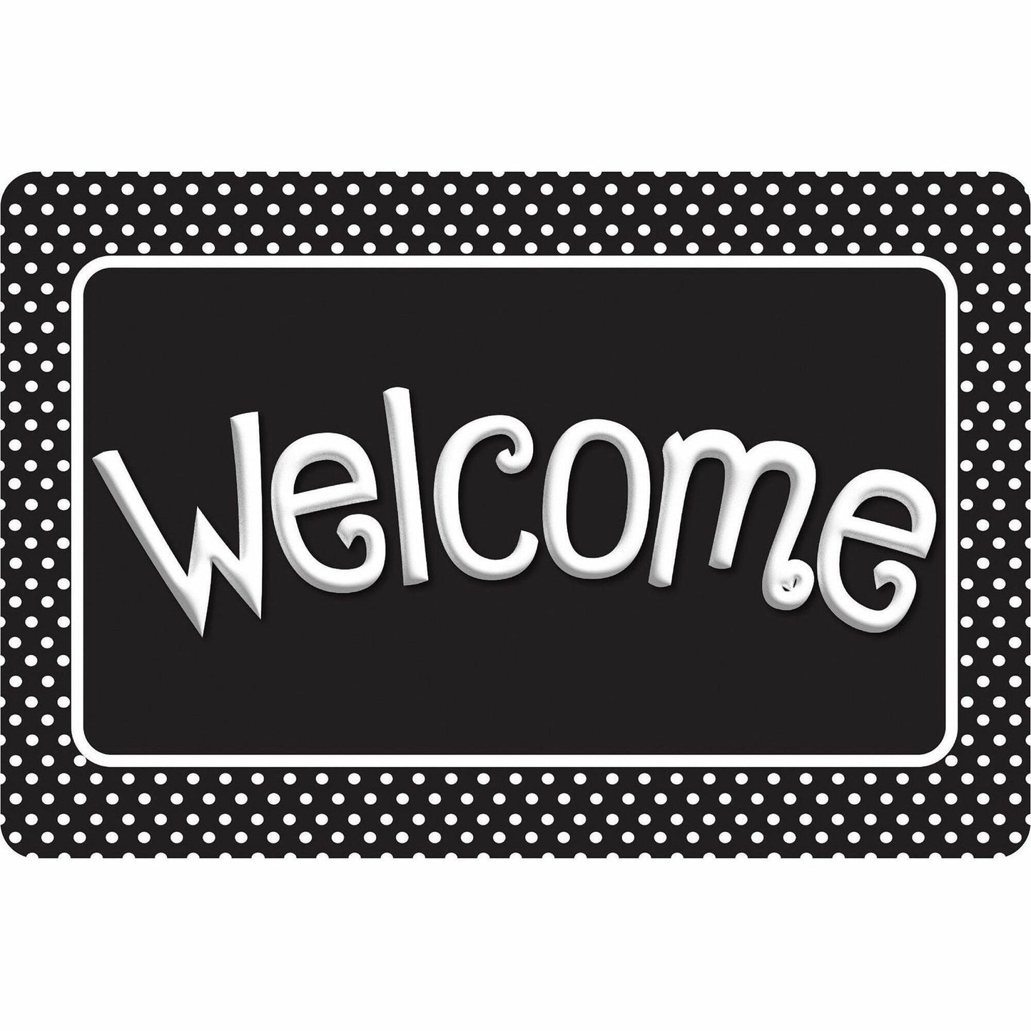 ashley-smart-poly-original-fun-welcome-mat-classroom-student-floor-15-50-length-x-23-50-width-welcome-black-white-polka-dots-ash91517_1
