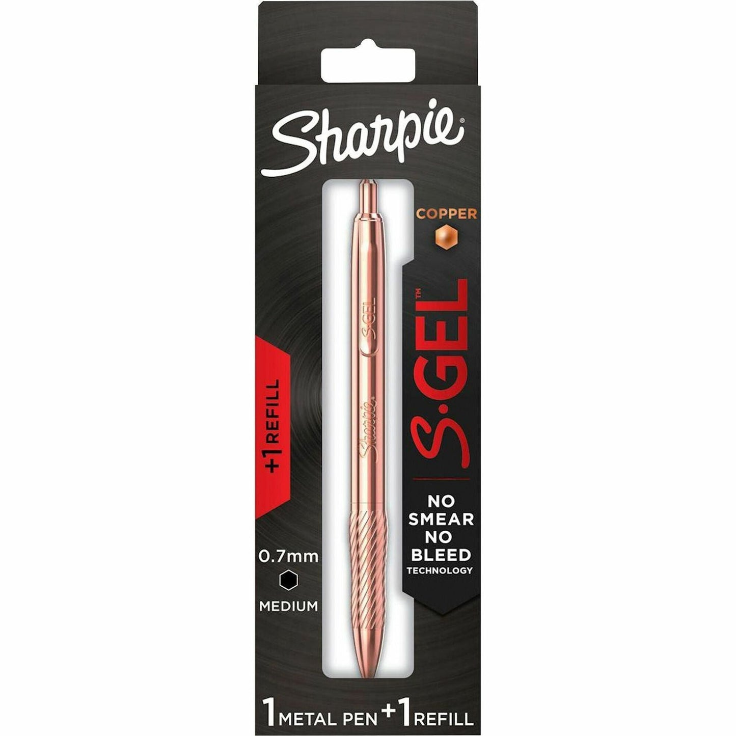sharpie-s-gel-pens-0-7-mm-medium-pen-point-refillable-black-ink-copper-plated-brass-metal-alloy-barrel-1-pack-san2214552_1