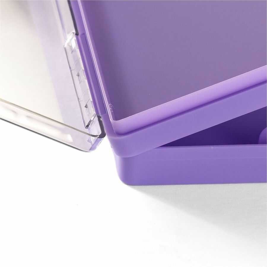 Officemate Clipboard Storage Boxes, Purple, Storage for Document, Paper, Plastic (OIC83396)