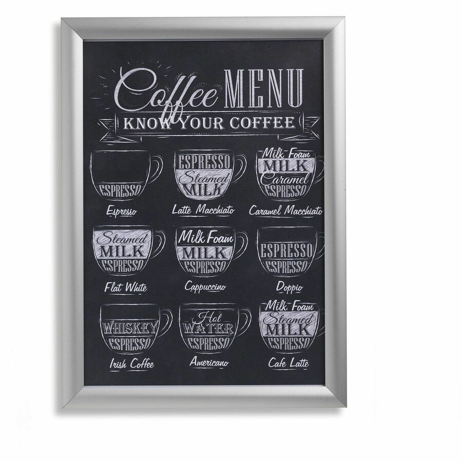 Deflecto Wall Mount Snap Frame, 19.13" x 25.25" Frame Size, Holds 18" x 24" Insert (DEF690003S)