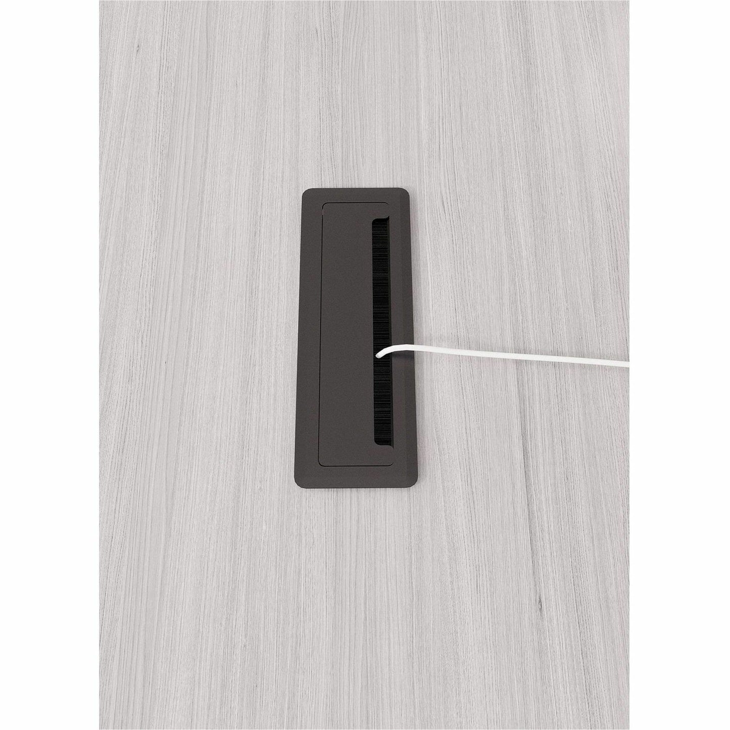 Lorell Power/Data Outlet, 5 x Power Receptacles, 120 V AC Desk Mountable (LLR34005)