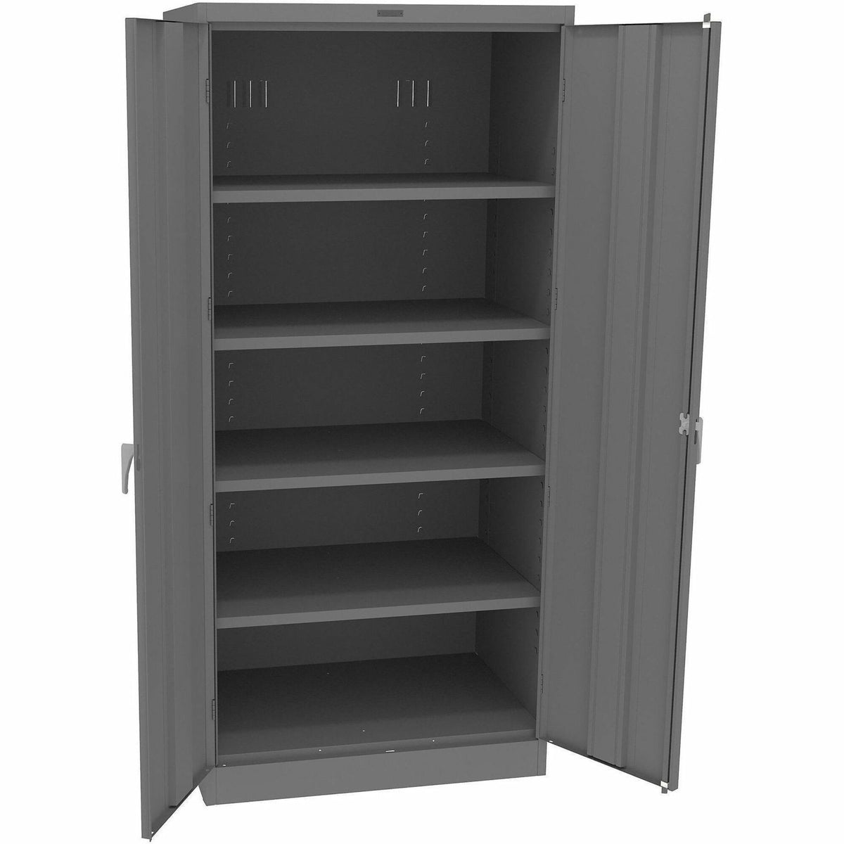 Tennsco Deluxe Unassembled Cabinets, 36" x 24" x 78", 5 x Shelf(ves), 2 x Standard Door(s) (TNN2470MGY)