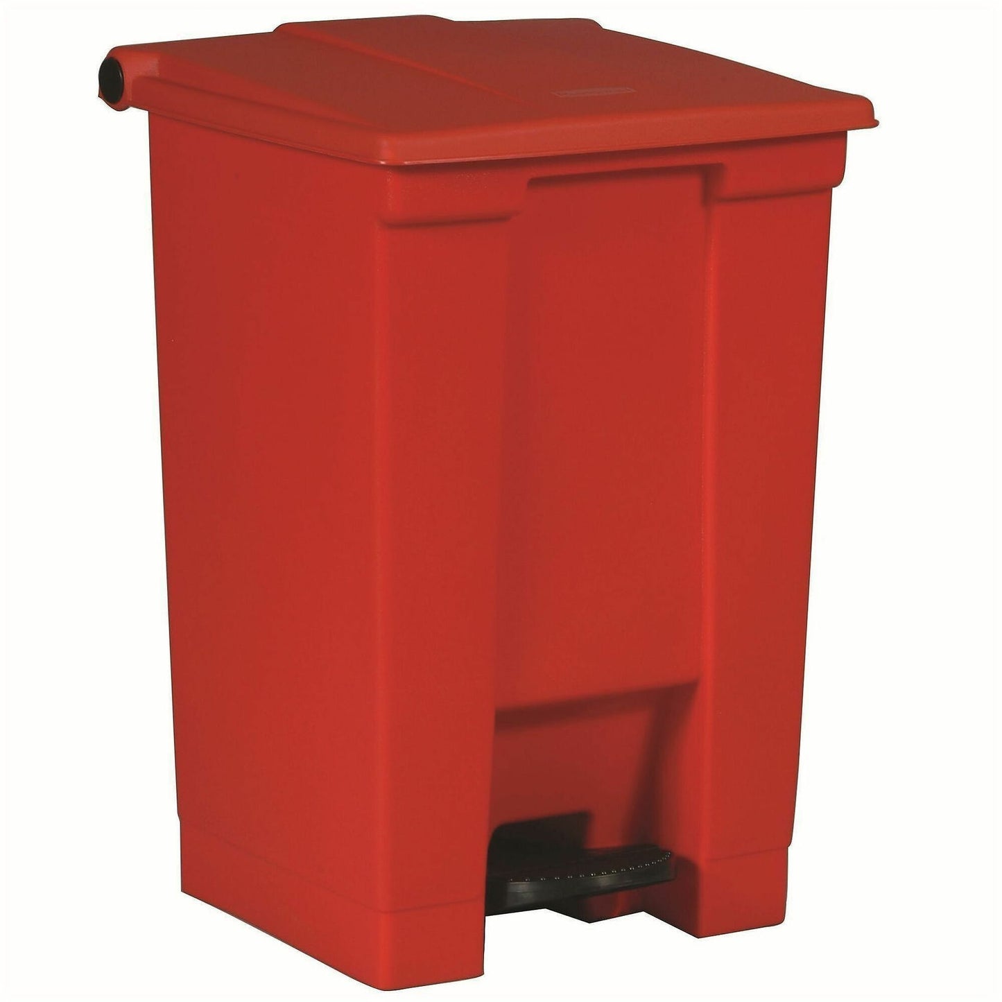 Rubbermaid Commercial Step On Container,, 12 gal Capacity, 21.1" x 15.7" x 16.3", Plastic, Red (RCP6144RED)