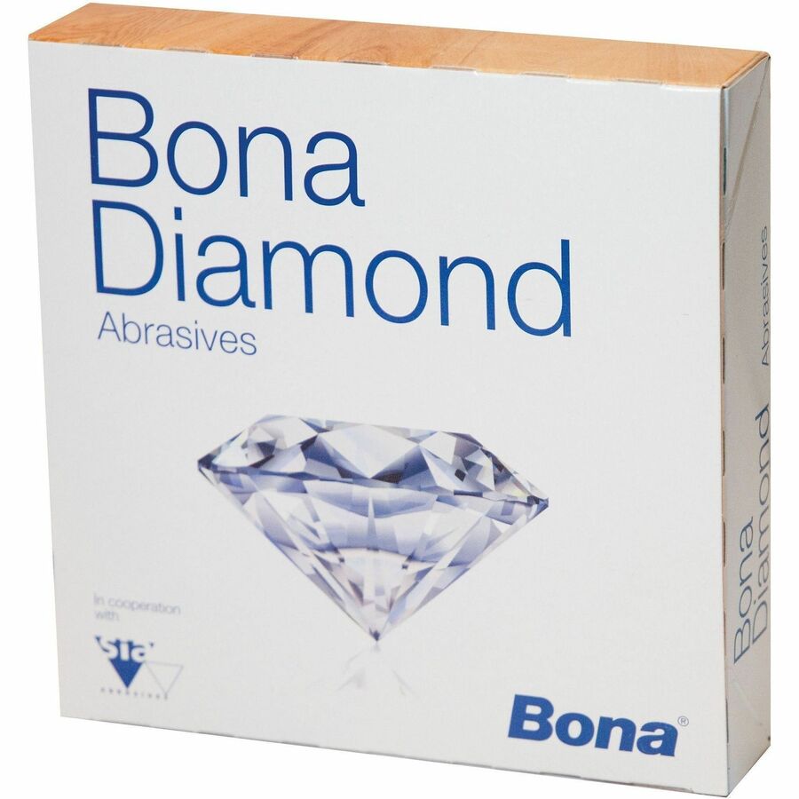 Diversey Bona Diamond 5" Abrasive Discs, 120 Grit, 12 Pads/Pack, 4/Carton (DVOAASDIAMOND12)