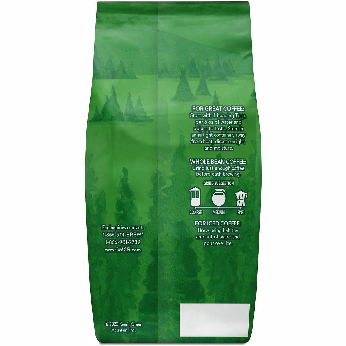 Green Mountain Coffee Roasters Whole Bean Breakfast Blend Whole Bean Coffee, Light, Sweet, Nutty, Kosher (GMT7567)