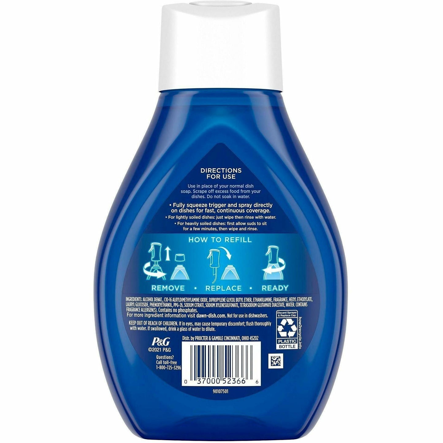 Dawn Powerwash Dish Spray, 16 fl oz, Fresh Clean Scent, 6/Carton (PGC52366CT)