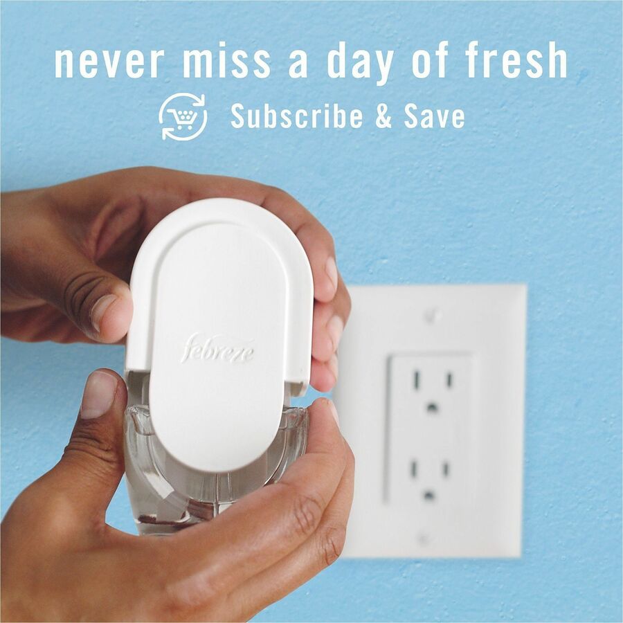 Febreze FadeDefy PLUG Air Freshener, 2.63 oz, Mountain, Ocean, Rainforest, 50 Day, 3/Pack (PGC16249PK)