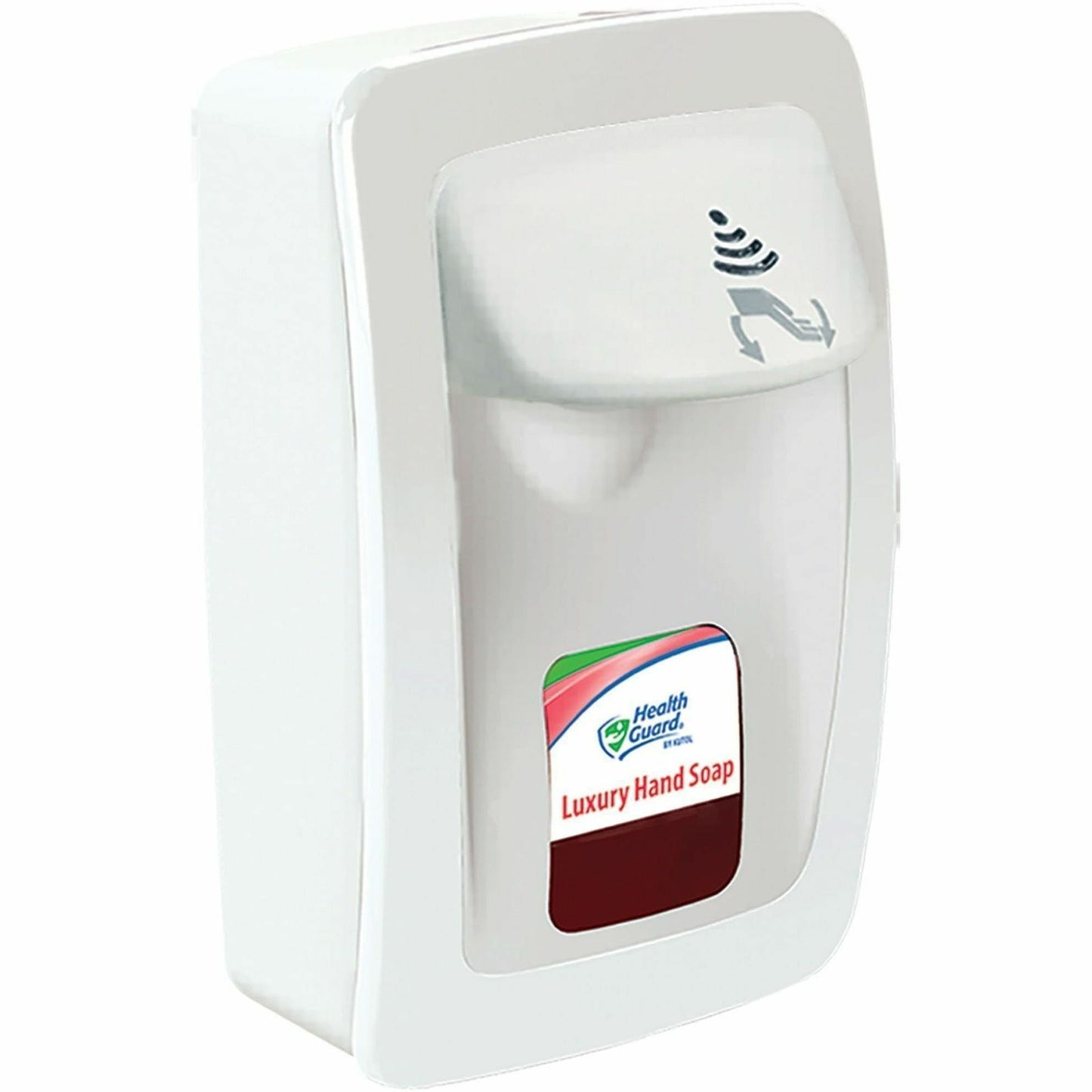 Health Guard DesignerSeries NoTouch M-Fit Dispenser, Automatic, 1.27 quart Capacity, White, 6/Carton (KUTDM016WH33CT)