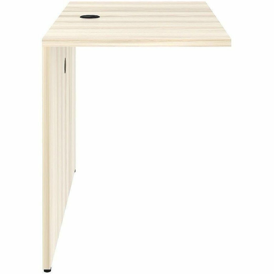 Lorell Essentials Rectangular Bridge, 1" Thickness Table Top, 29.5" Height x 42" Width x 24" Depth, Modern Elm (LLR66324)