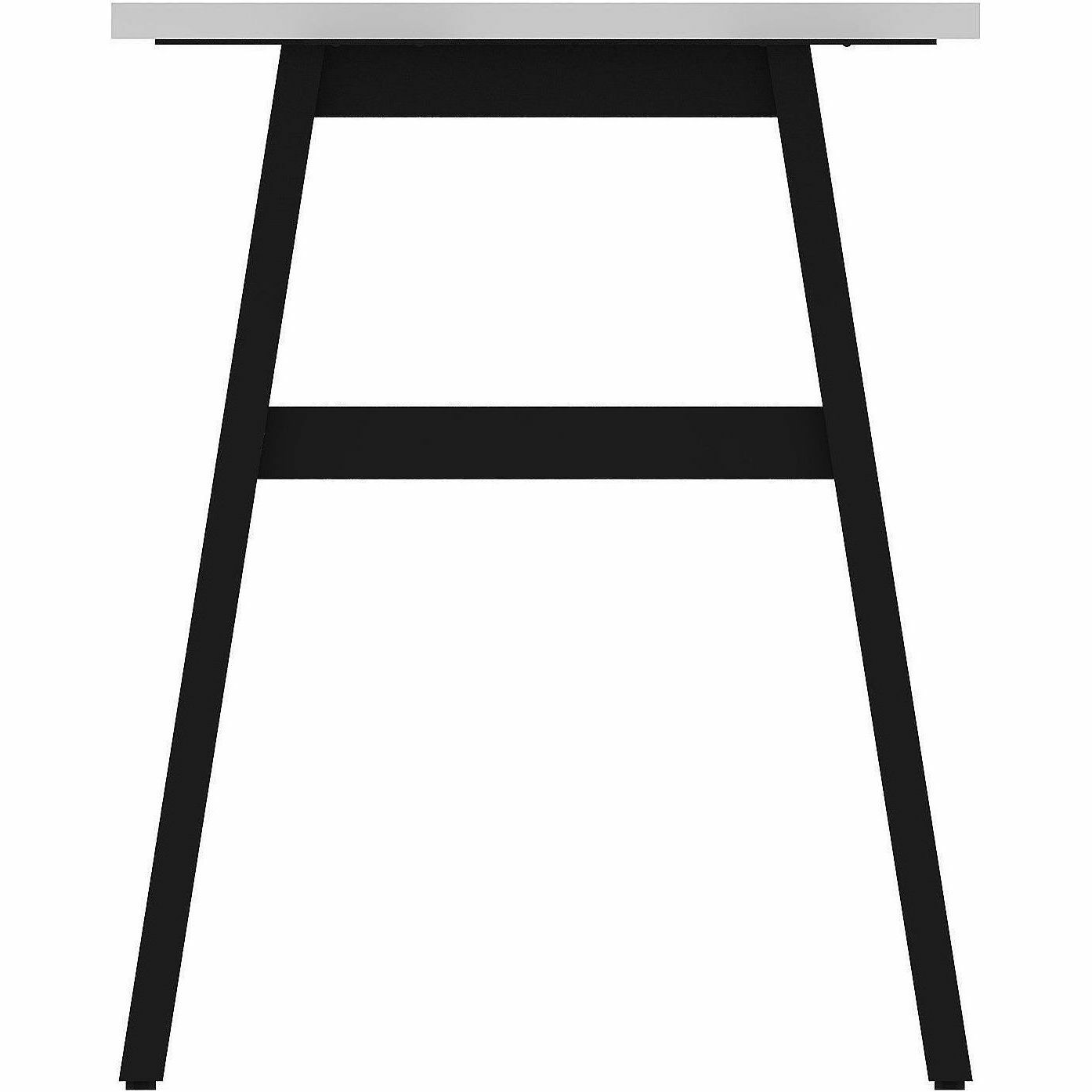 Lorell 16288 Adjustable Table Leg Bases & Returns, Black (LLR16288)