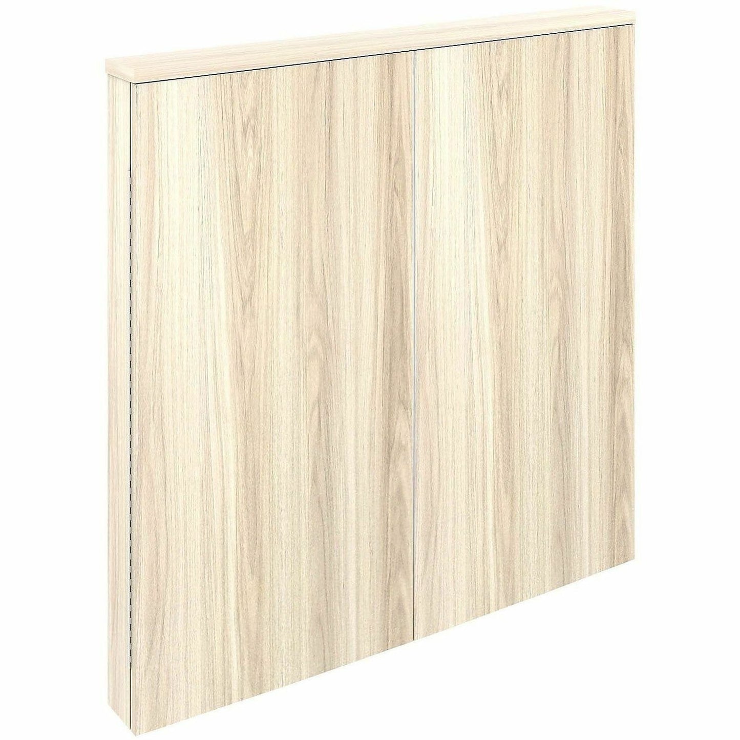 Lorell Dry-Erase Whiteboard Presentation Cabinet, Modern Elm (LLR66345)