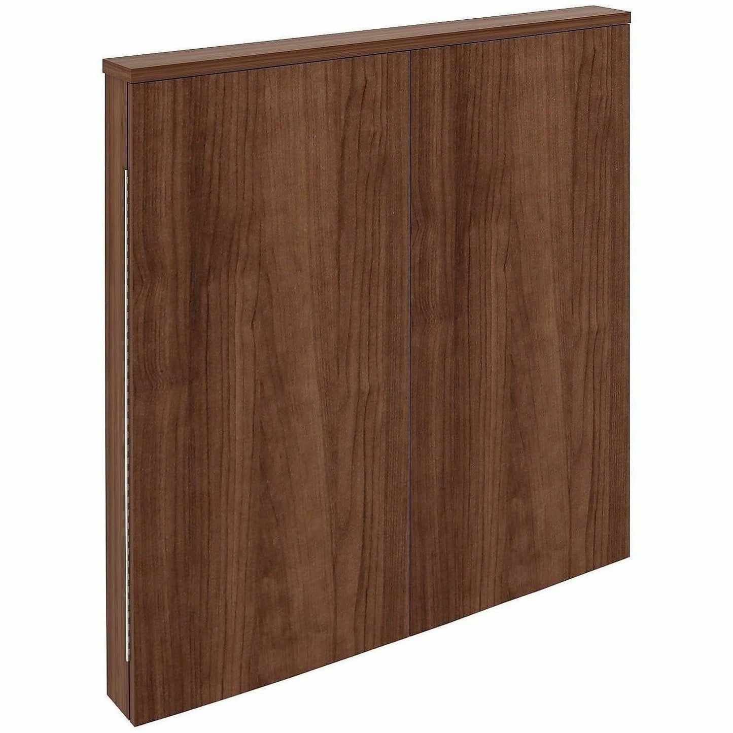 Lorell Dry-Erase Whiteboard Presentation Cabinet, Walnut (LLR69899)