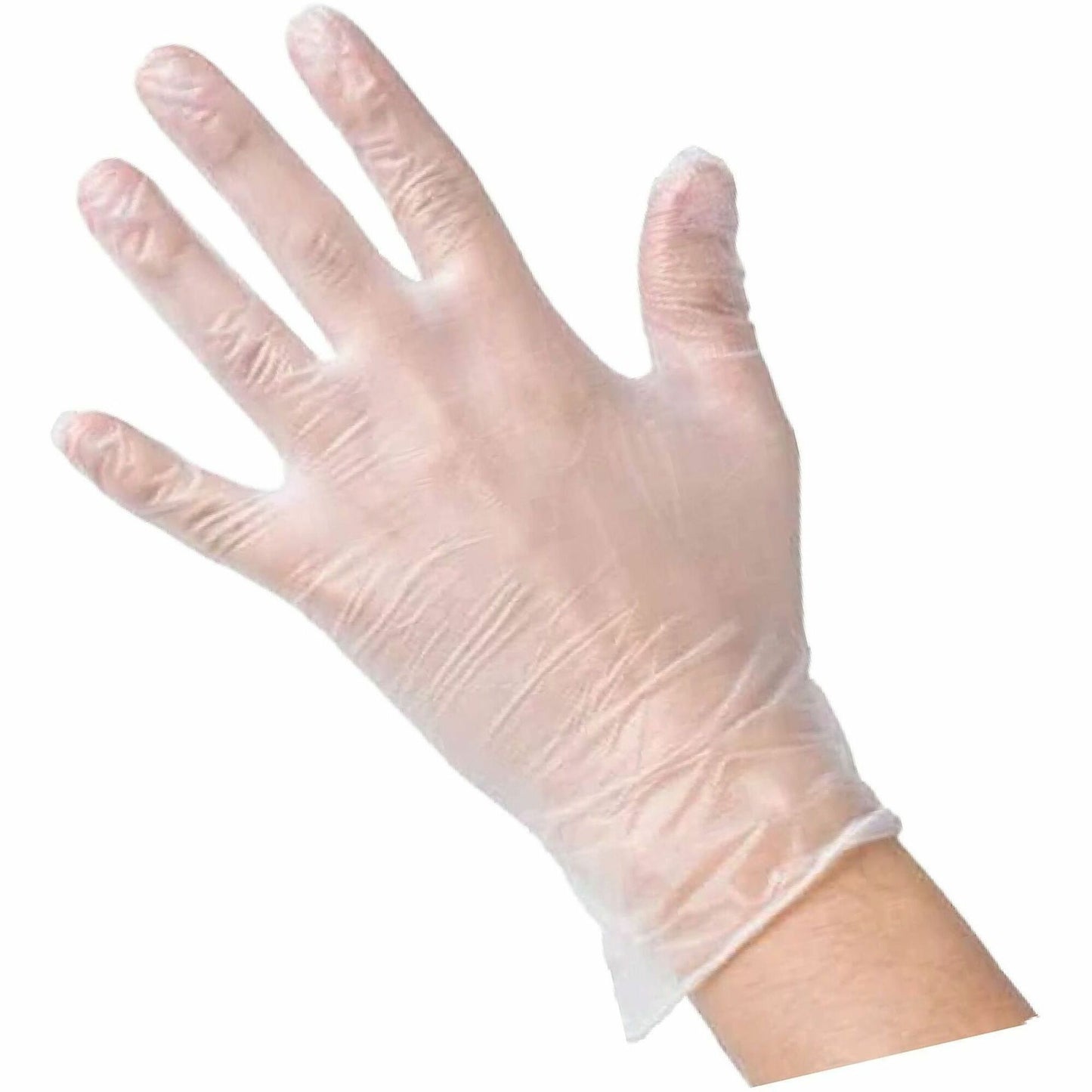 Genuine Joe Powder-Free Vinyl Work Gloves, 3 mil Thickness, Small, Box of 100, 10 Boxes/Carton (GJO15432CT)