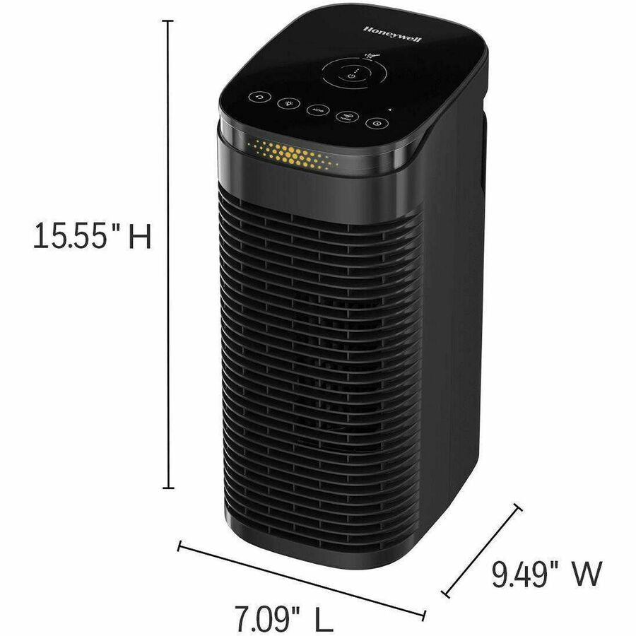 Honeywell InSight Series Air Purifier, HEPA, True HEPA, 100 Sq. ft., Black (HWLHPA080B)