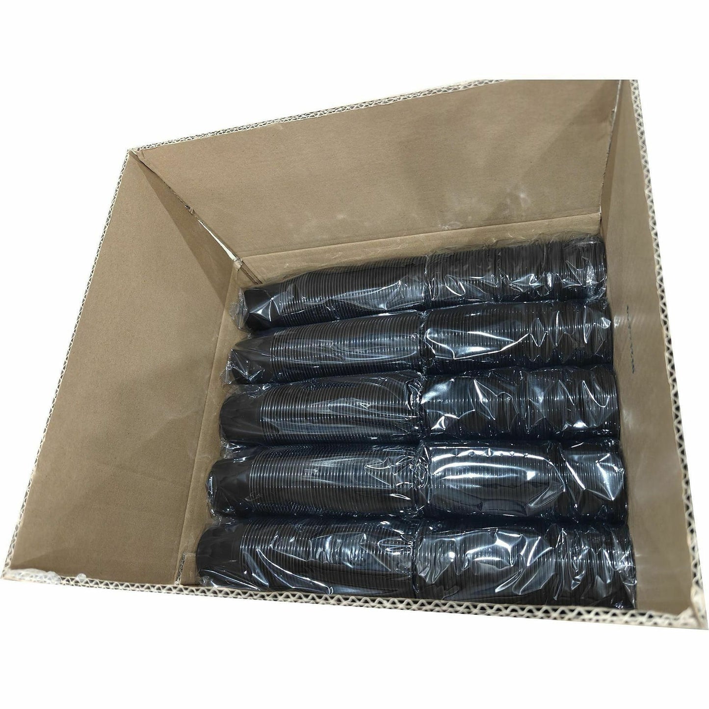 Genuine Joe 5.5oz Portion Cups, Black, 50/Pack, 50 Packs/Carton (GJO19069)