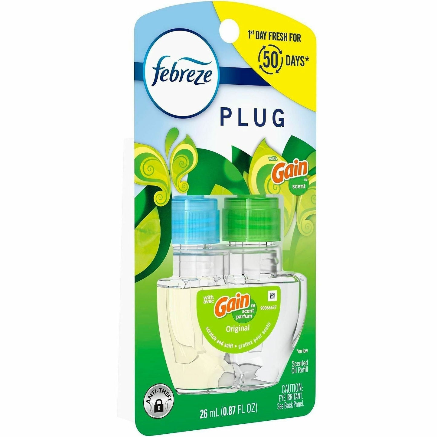 Febreze Fade Defy PLUG Refill, 0.8 fl oz, Gain Original, 50 Day (PGC03048)