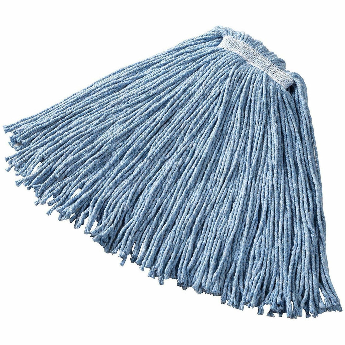 Rubbermaid Commercial Premium Cut-End Blend Mophead, Cut Ends, 4-ply, Blue, 12/Carton (RCPF51600BE)