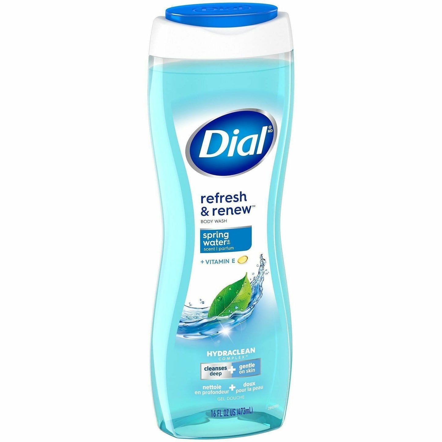 Dial Refresh & Renew Body Wash, Spring Water Scent, 16 fl oz, 6/Carton (DIA02653CT)