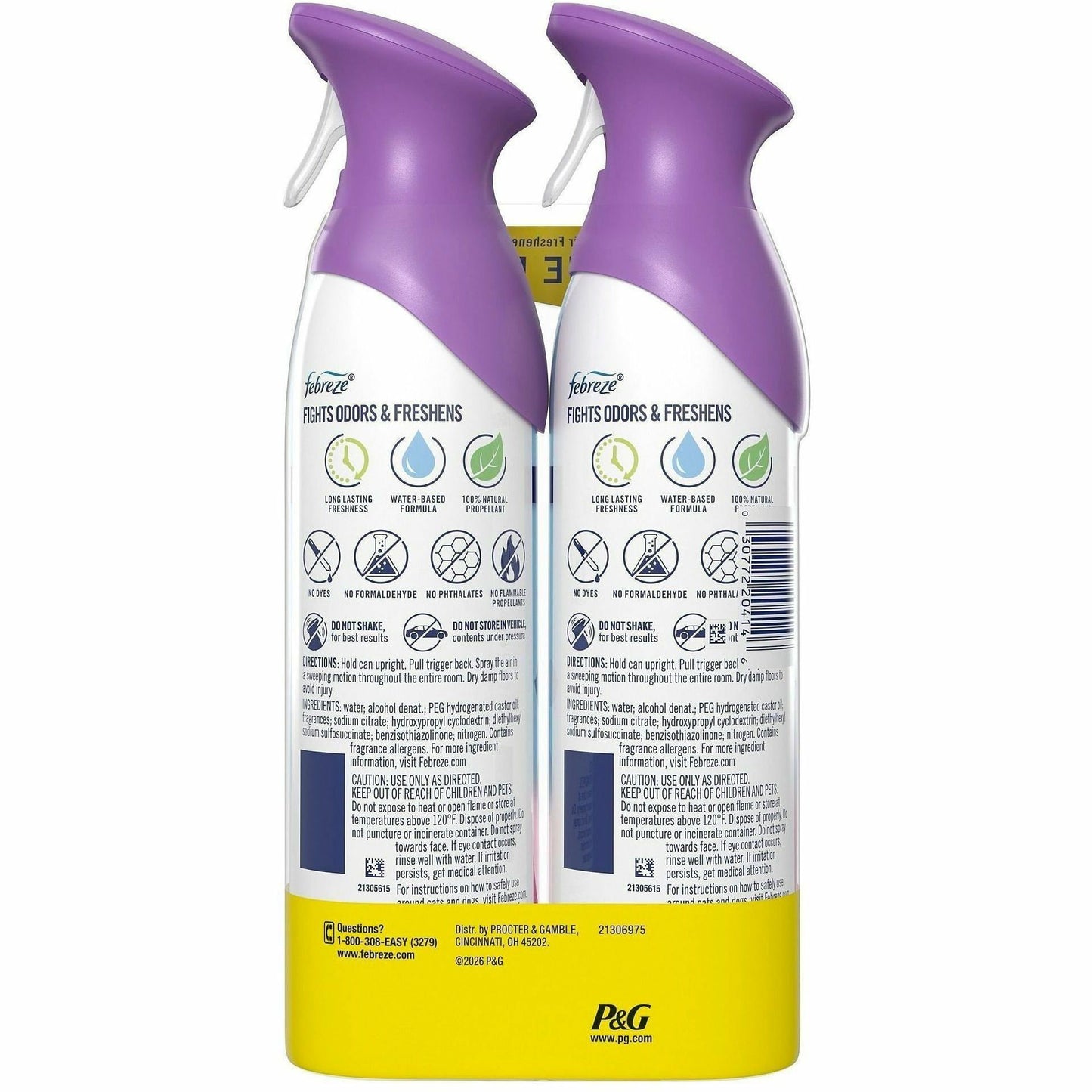 Febreze Air Mist Air Freshener Spray, 8.1 fl oz, Gain Moonlight Breeze, 2/Pack, 3/Carton (PGC20414)