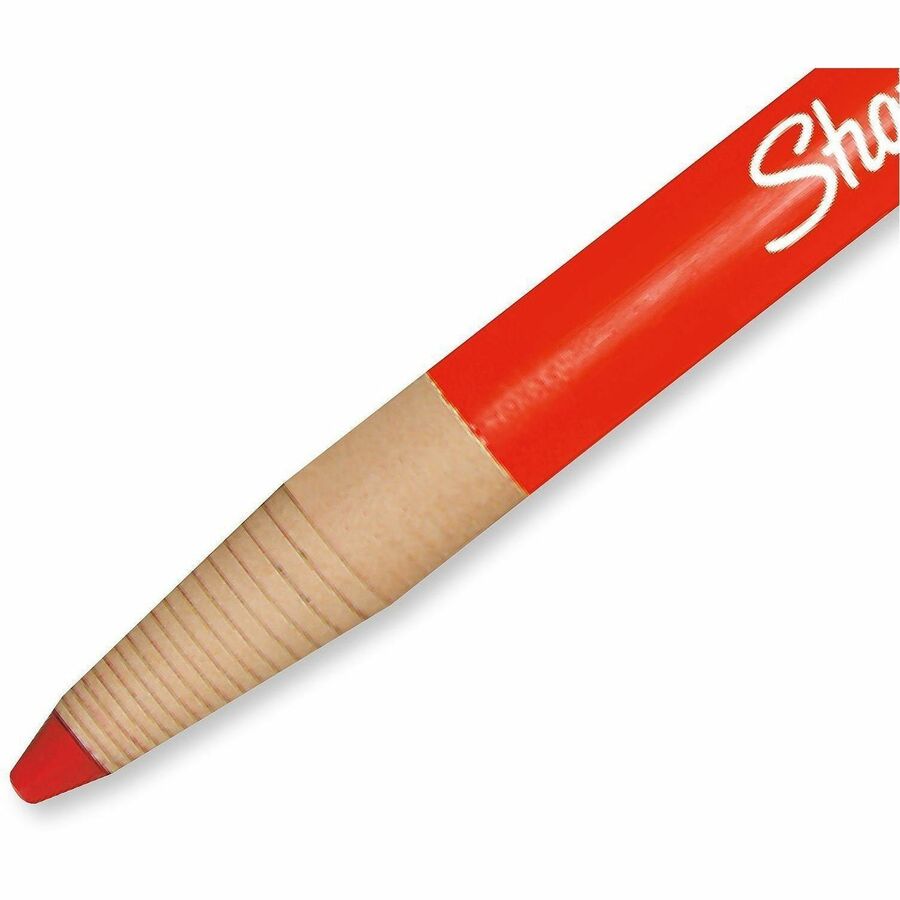 Sharpie Peel-Off Paper China Markers, Red Ink, Erasable, Pigment-based, Glass, 12/Dozen (SAN2229138)