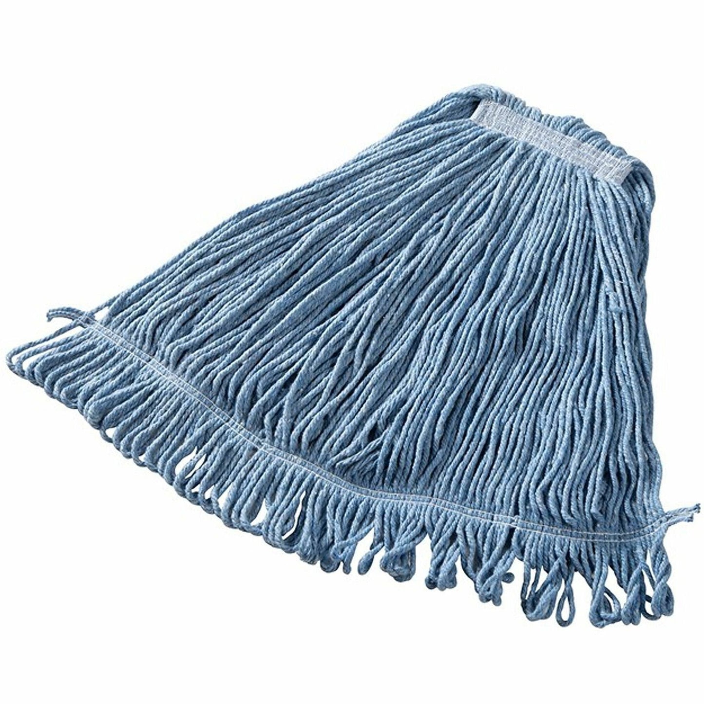 Rubbermaid Commercial Super Stitch Medium Rayon Mop, Medium, Cut Ends, 4-ply, White (RCPD21365BL06)