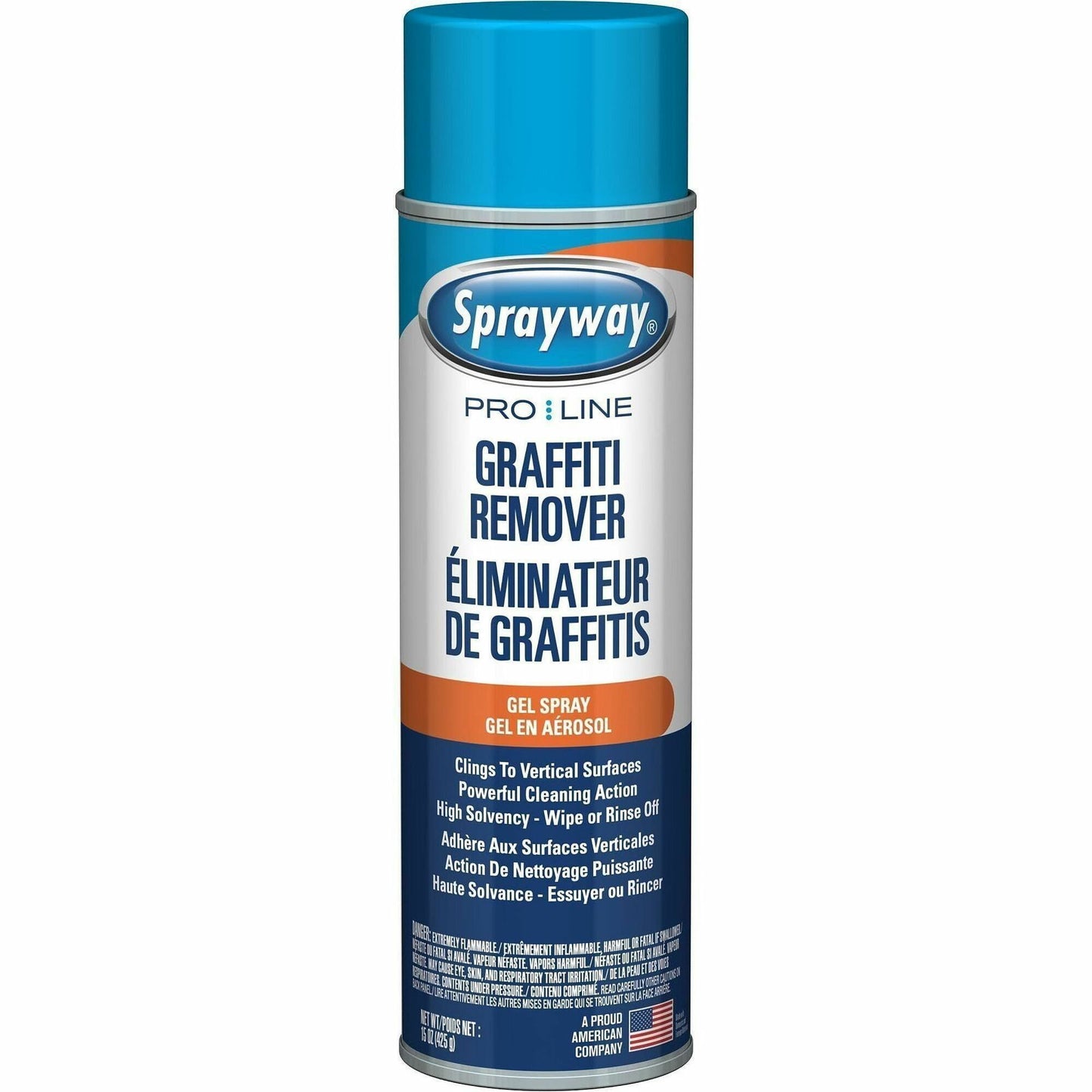 Sprayway Graffiti Remover Gel Spray, 15 fl oz, 12/Carton (CGCSW880)
