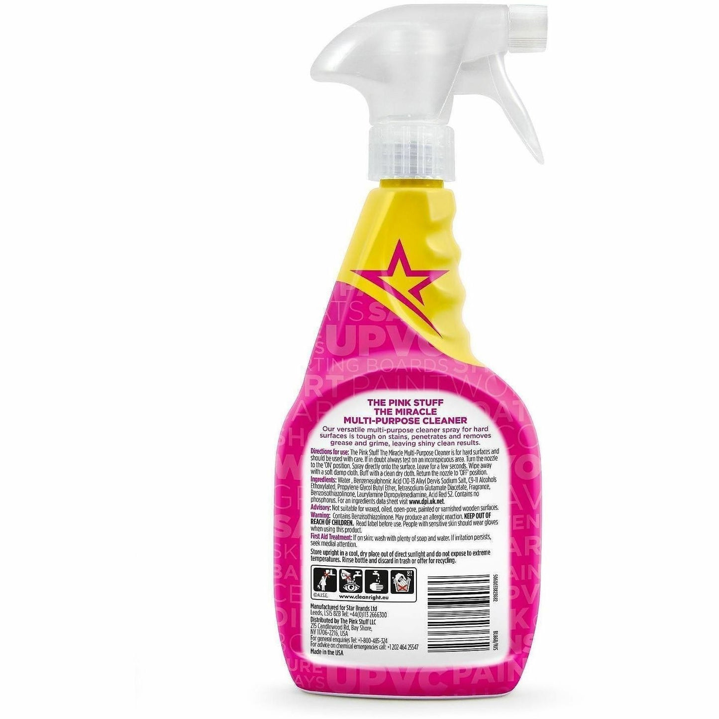 The Pink Stuff Multi-Purpose Cleaner, 25.4 fl oz, Fruity Scent, 10/Carton (RST82382)