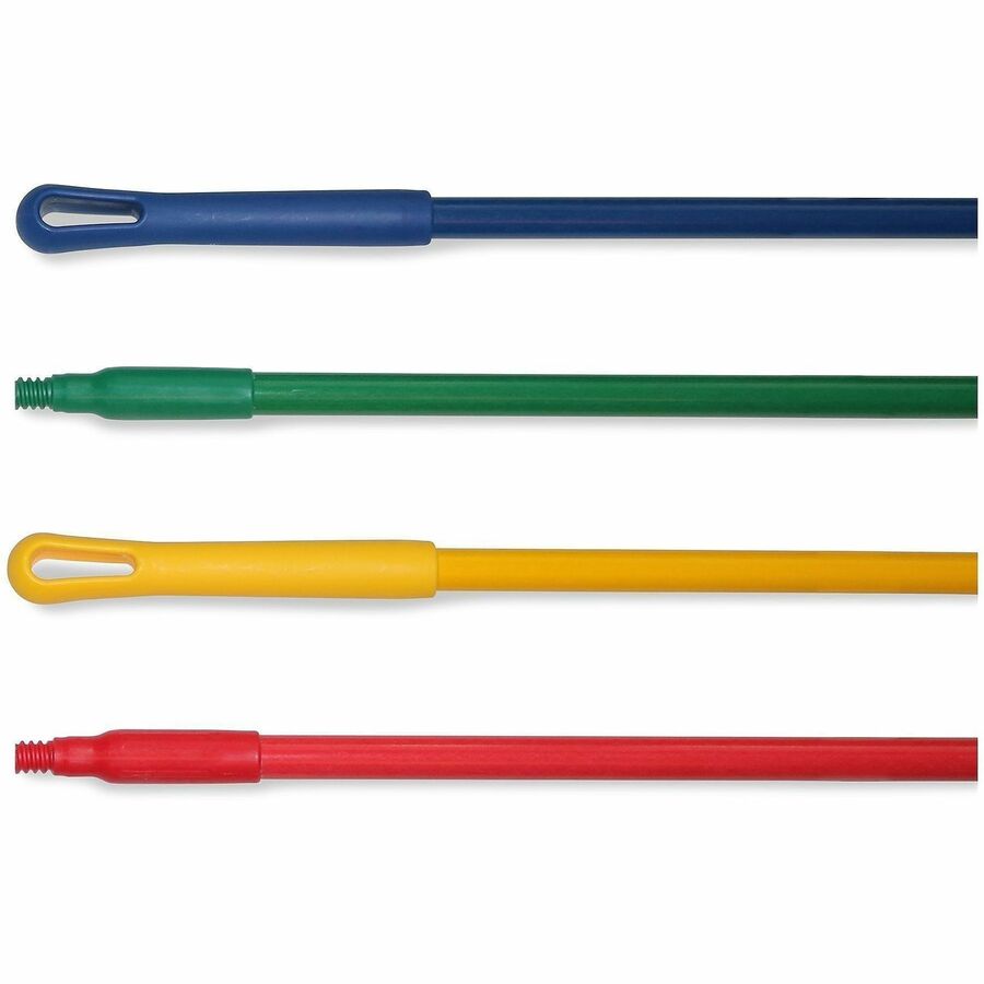 Carlisle 60" Fiberglass Broom Handle, 60" x 0.75" Diameter, Red, Fiberglass, Polyester (CFS40225EC05CT)