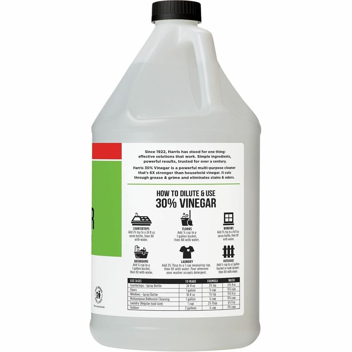 Harris Vinegar, 128 fl oz (WMNVINE30128WM)