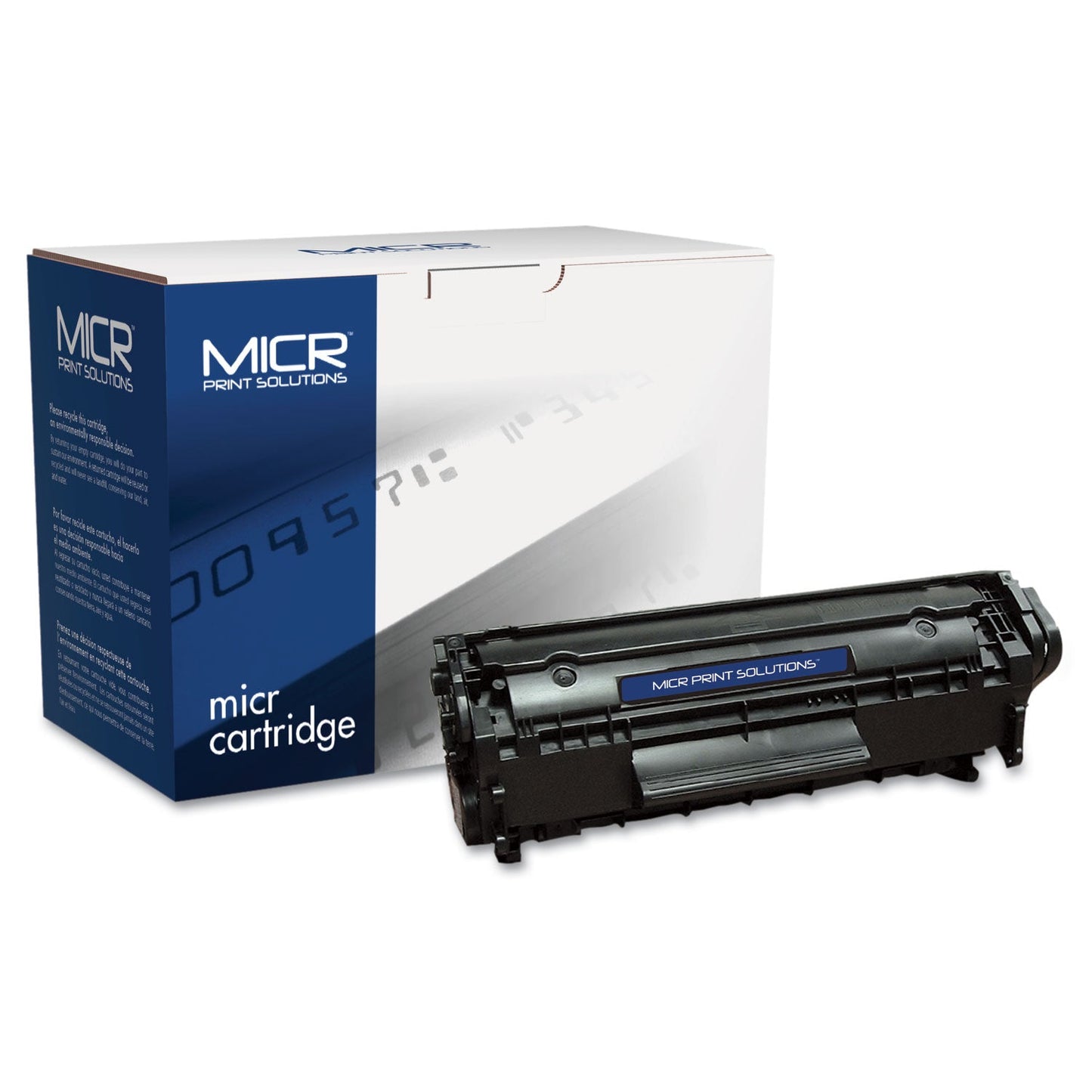 MICR Print Solutions Compatible Q2612A(M) (12AM) MICR Toner, 2000 Page-Yield, Black (MCR12AM)
