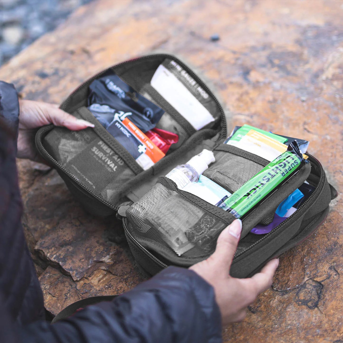 My Medic™ MYFAK Mini Standard First Aid Kit Black Soft Bag (1234446_EA)