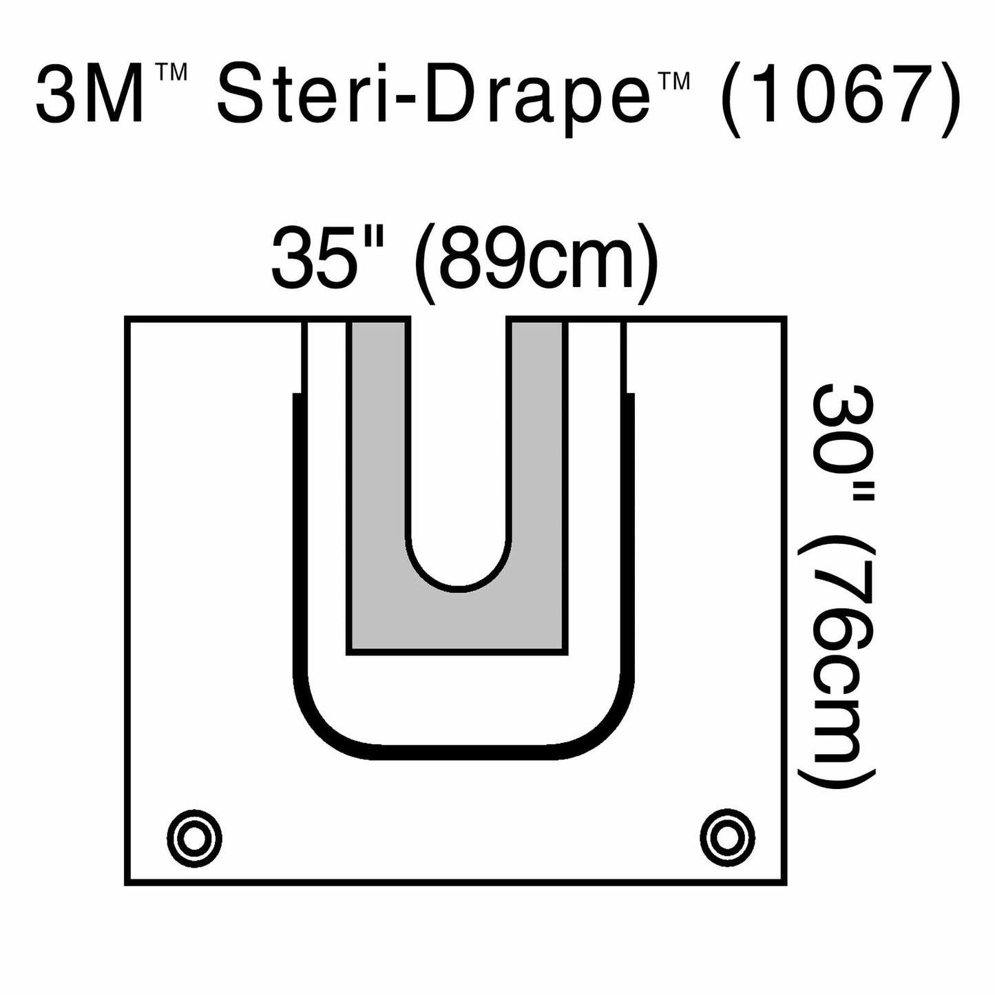 3M™ Steri-Drape™ Orthopedic Drape U-Pouch 35 W X 30 L Inch Sterile (177162_EA)