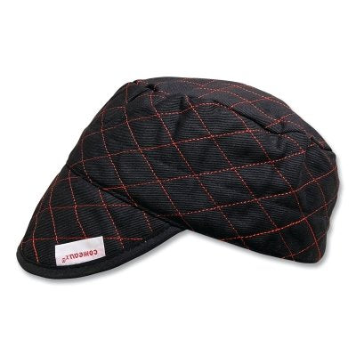 Comeaux Caps Style 3000 Black Quilted Shop Cap, Size 7-1/8 (118-BC-600-7-18)