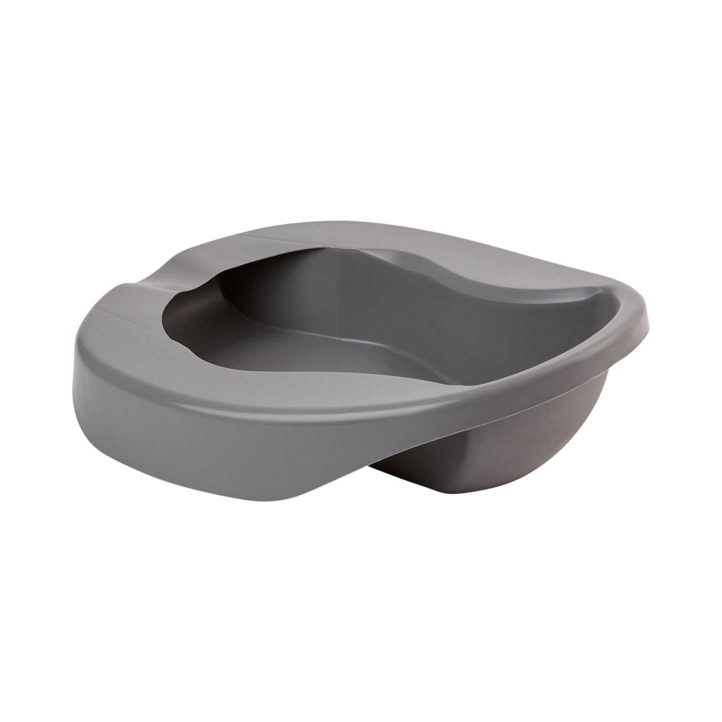 McKesson Pontoon Bedpan Graphite 2 Quart / 1893 mL (1028131_CS)