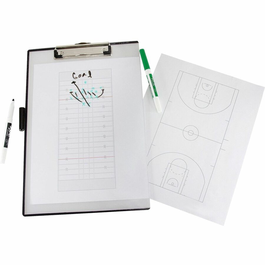 Baumgartens Quick Reference Clipboard, 0.5" Clip Capacity, Holds 8.5 x 11 Sheets, Clear (BAUTA1611)
