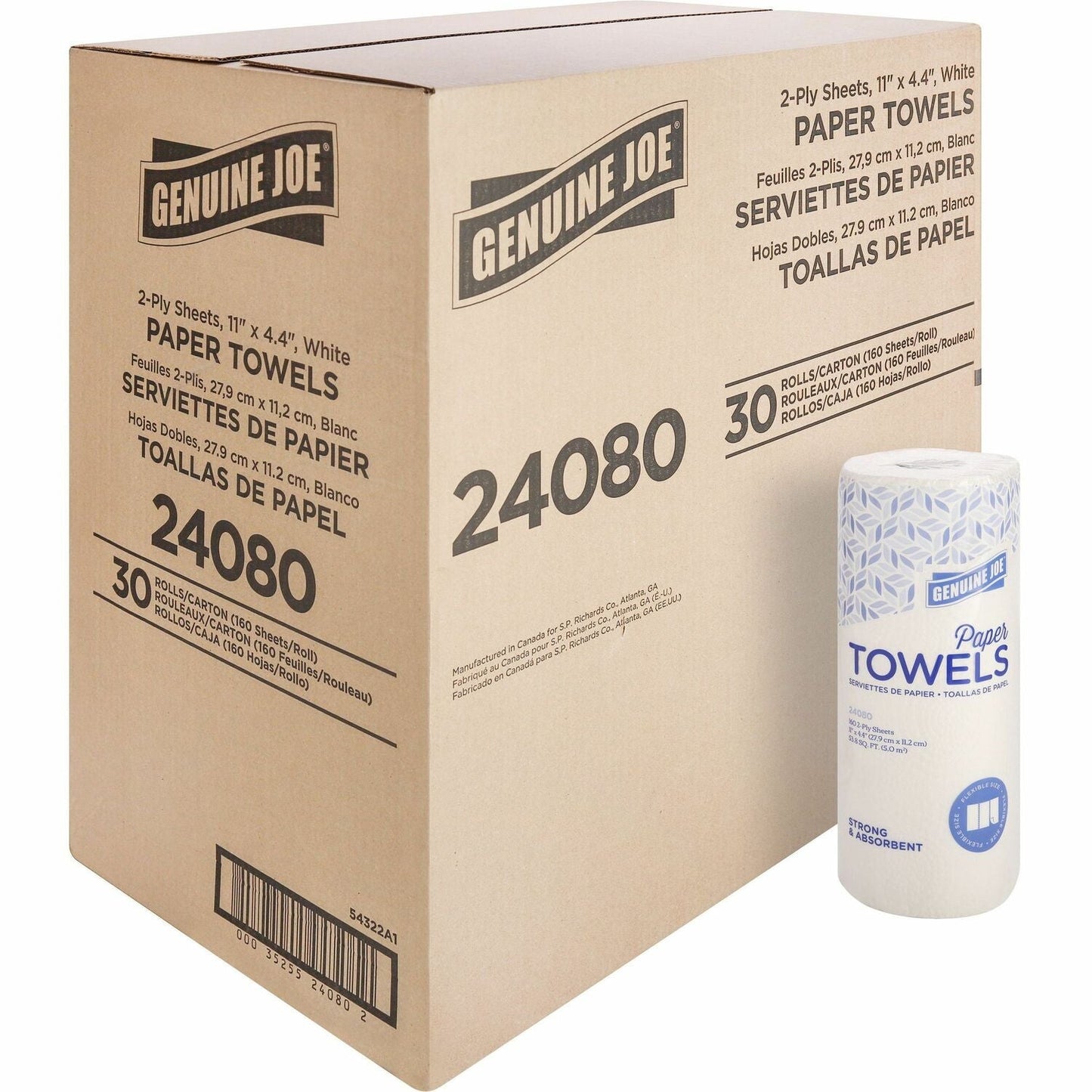 genuine-joe-24080-white-2-ply-household-roll-paper-towels-num-gjo24080_1